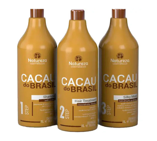 Кератин Natureza Cacau do Brasil набор, 100/200/100 г (разлив)