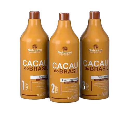 Кератин Natureza Cacau do Brasil набір, 3х500 мл (заводські)