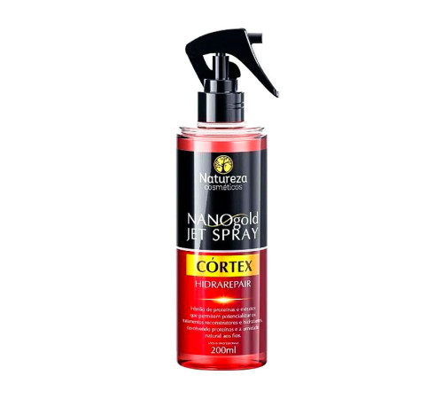 Наноспрей для реконструкції волосся Natureza Nano Gold Jet Spray Cortex, 200 мл (заводська)