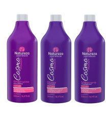 Набір Natureza Cosmo Power для кератинового випрямлення волосся, 3х100 г (розлив)