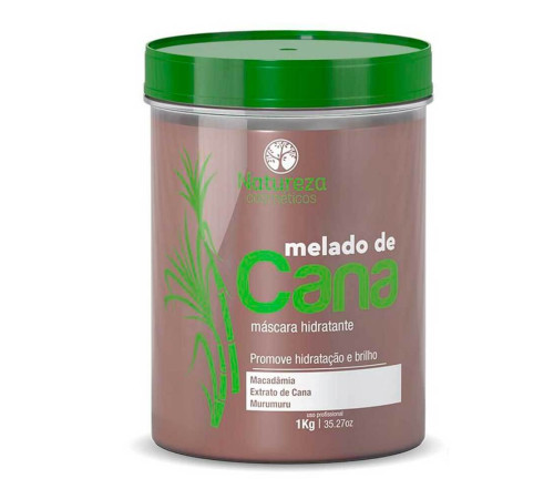 Ботокс-гіперзволоження для волосся Natureza Melado de Cana Máscara Hidratante, 1000 мл (заводська)