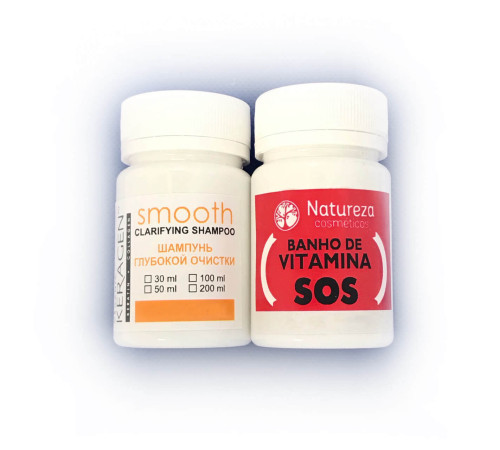 Набір ботоксу для відновлення волосся Natureza SOS Banho de Vitamina, 30/50 г (розлив)
