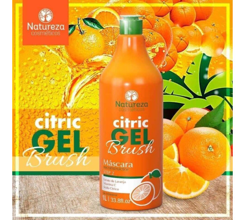 Кератин Natureza Citric Gel Brush, 200 г (розлив)