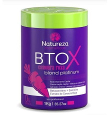 Ботокс для волосся Natureza Btox Cenoura Roxa blond platinum, 100 г (розлив)