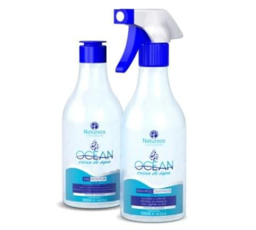 Набор кератина Natureza Ocean Escova de Agua, 2х500 мл (заводские)