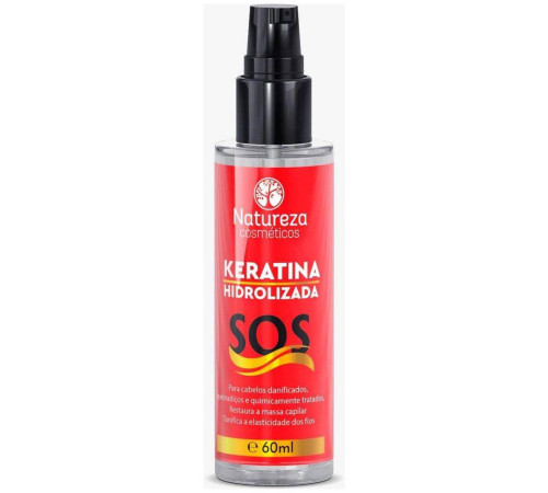 Кератиновий спрей для волосся Natureza SOS Keratina Hidrolizada (60 мл)