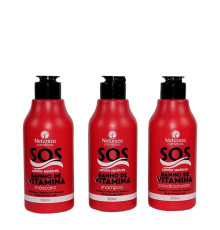 Домашній набір Natureza SOS Banho de Vitamina (шампунь, кондиціонер, маска)