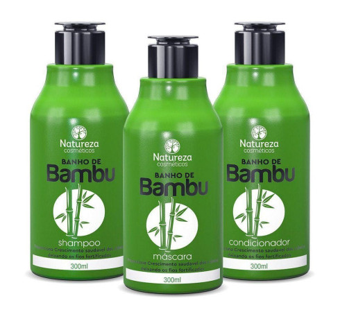 Домашній набір Natureza Banho de Bambu (шампунь, кондиціонер, маска)