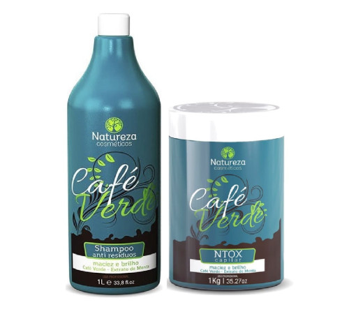 Набір бoтoкcу для волосся Natureza Ntox Cafe Verde, 2х50 г (розлив)