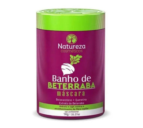 Ботокс Natureza Banho De Beterraba для зволоження волосся, 1000 мл (заводська)