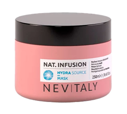 Маска Nevitaly Nat. Infusion Moisture Plus Mask для максимального зволоження сухого волосся, 250 мл