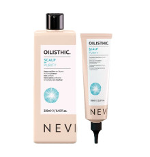 Набір Nevitaly Oilisthic Scalp Purity шампунь і пілінг для жирної та схильної до лупи шкіри голови, 250/150 мл 