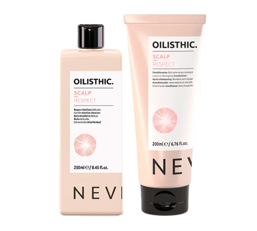 Набор Nevitaly Oilisthic Scalp Respect DUO мицеллярный шампунь и несмываемый кондиционер, 250/200 мл