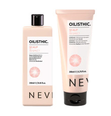 Набір Nevitaly Oilisthic Scalp Respect DUO міцелярний шампунь і очищувальний скраб, 250/200 мл