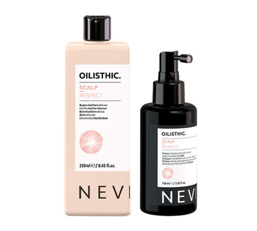 Набор Nevitaly Oilisthic Scalp Respect DUO мицеллярный шампунь и восстанавливающий тоник, 250/100 мл