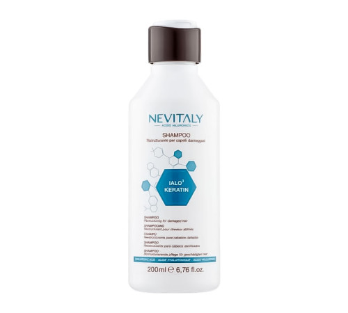 Шампунь Nevitaly Shampoo Lalo3 Keratin для поврежденных волос с кератином и гиалуроновой кислотой