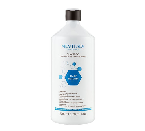 Шампунь Nevitaly Shampoo Lalo3 Keratin для поврежденных волос с кератином и гиалуроновой кислотой