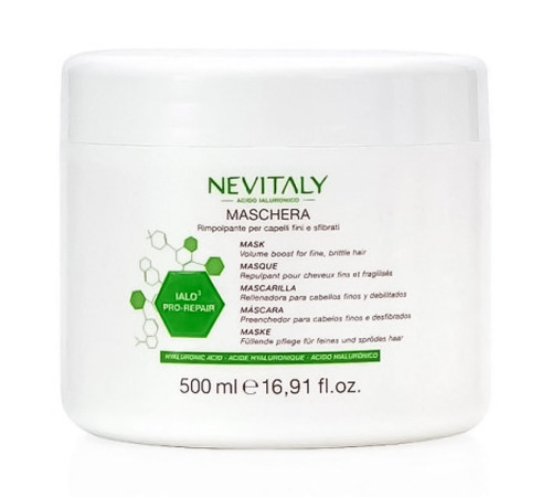 Маска Nevitaly Mask Ialo3 Pro-Repair для тонкого та ламкого волосся