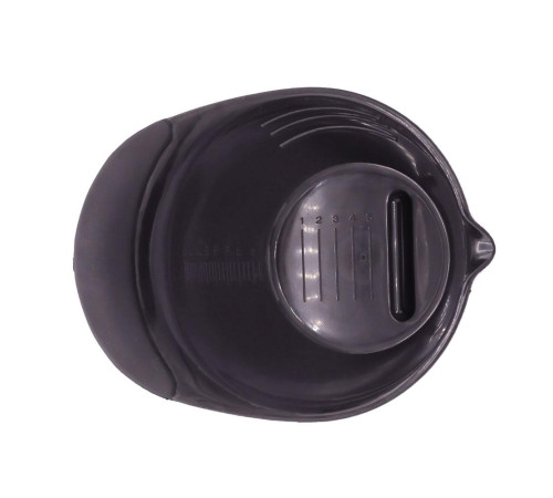 Парикмахерская миска для окрашивания волос, масок, краски пластиковая с прорезиненной ручкой, дном MР7 (330 мл) белая