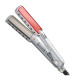 Утюг выпрямитель для выравнивания волос Happy Hair Curve Titanium Flat серебристый с титановыми пластинами