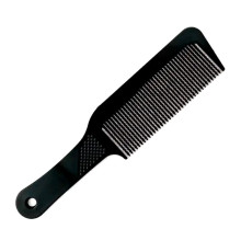 Перукарський гребінець-лопатка для стрижки та тушовки волосся Professional Flat Top 75439 антистатичий з хвилястими зубчиками 243х55 мм