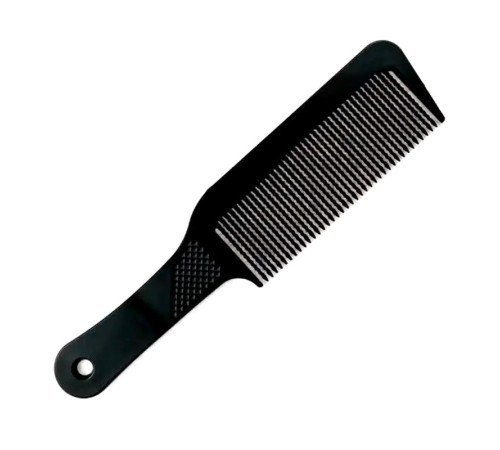 Перукарський гребінець-лопатка для стрижки та тушовки волосся Professional Flat Top 75439 антистатичий з хвилястими зубчиками 243х55 мм