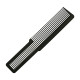 Гребінець для стрижки під машинку, тушовки Professional Flat Top 75339 карбоновий антистатичний чорний 205 мм