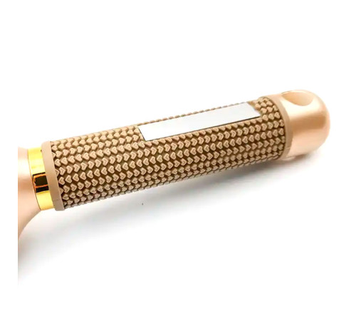 Набір професійних термобрашів для волосся Nano Technology Ceramic Ionic круглих керамічних золотих, 27 см
