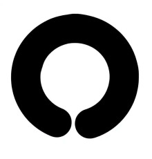 Комір-обтяжувач милькоуп Happy Hair перукарський для стрижки для пеньюара круглий силіконовий чорний