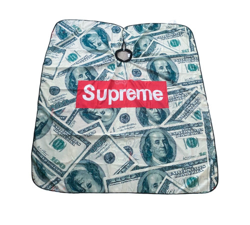 Парикмахерская накидка-пеньюар для клиента Supreme US Dollar водостойкий нейлон 140х160 см