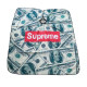 Парикмахерская накидка-пеньюар для клиента Supreme US Dollar водостойкий нейлон 140х160 см