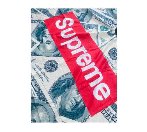 Парикмахерская накидка-пеньюар для клиента Supreme US Dollar водостойкий нейлон 140х160 см