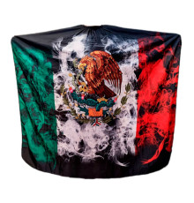 Парикмахерская накидка-пеньюар для клиента Barber Mexican Flag водостойкий нейлон 140х160 см
