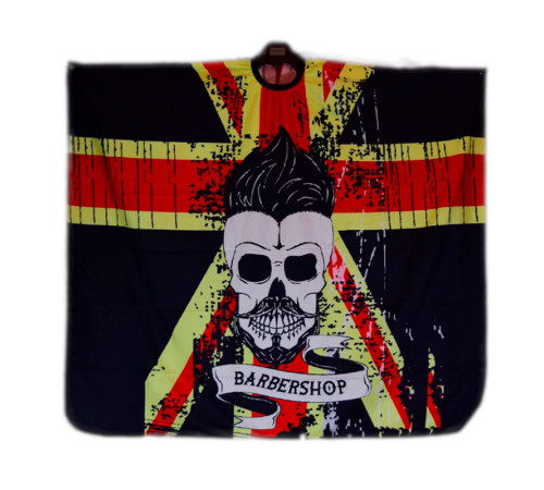 Парикмахерская накидка-пеньюар для клиента BarberShop Union Jack водостойкий нейлон 140х160 см