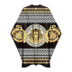 Перукарська накидка-пеньюар для клієнта Barber Golden Lion водостійкий нейлон 140х160 см
