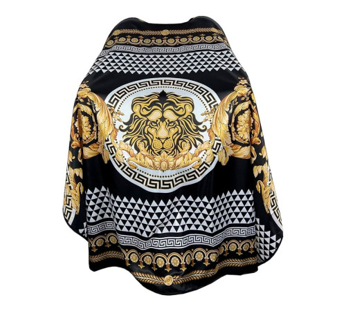 Перукарська накидка-пеньюар для клієнта Barber Golden Lion водостійкий нейлон 140х160 см
