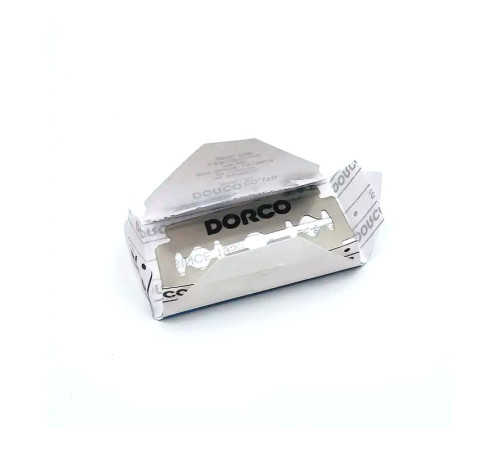 Сменные лезвия для безопасной бритвы Dorco Platinum двухсторонние упаковка