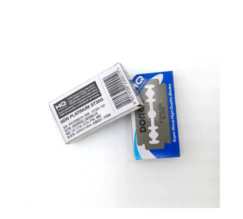 Сменные лезвия для безопасной бритвы Dorco Platinum двухсторонние упаковка