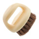 Щітка для фейду, бороди кастет Barber Finger Brush для барбера, перукаря кругла червона