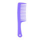 Гребінь для волосся з ручкою та широкими зубцями Wide Tooth Comb пластиковий, 25 см чорний