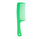 Гребінь для волосся з ручкою та широкими зубцями Wide Tooth Comb пластиковий, 25 см чорний