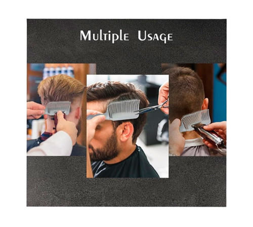 Перукарський гребінець Fade Comb для стрижки, тушування та фейду волосся, 19 см