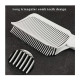 Перукарський гребінець Fade Comb для стрижки, тушування та фейду волосся, 19 см