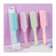 Масажна щітка Fashion Candy Comb для укладання волосся пласка рожева