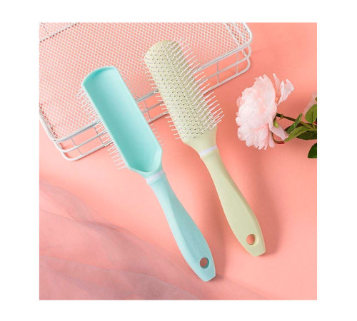 Масажна щітка Fashion Candy Comb для укладання волосся пласка рожева