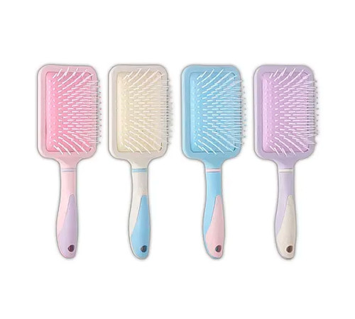 Масажна щітка Fashion Candy Massage Comb для укладання волосся прямокутна жовта