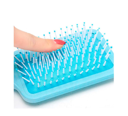 Масажна щітка Fashion Candy Massage Comb для укладання волосся прямокутна жовта