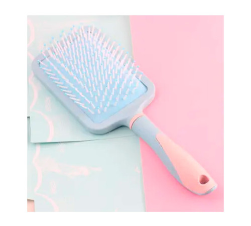 Масажна щітка Fashion Candy Massage Comb для укладання волосся прямокутна жовта