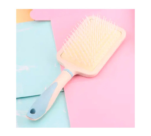 Масажна щітка Fashion Candy Massage Comb для укладання волосся прямокутна жовта