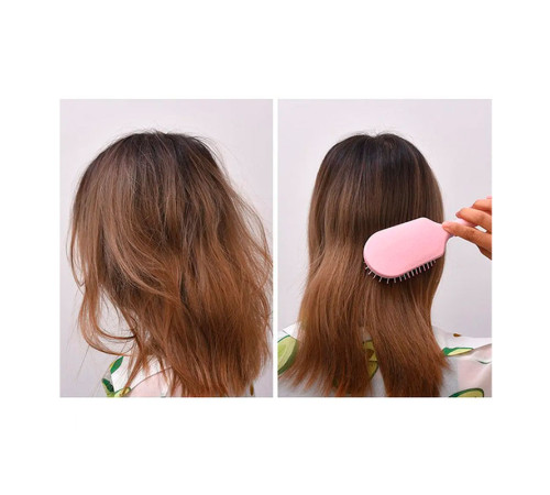 Масажна щітка Fashion Candy Massage Comb для укладання волосся овал блакитна